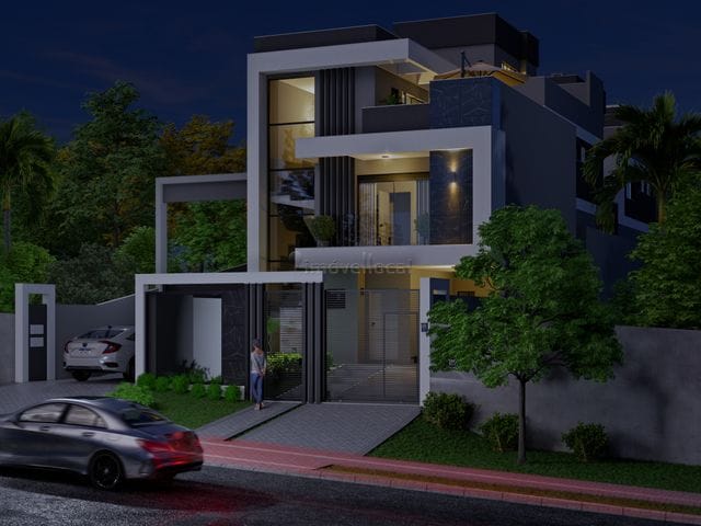 Foto do Sobrado - Sobrado À Venda 3 Quartos, 3 Suites, 2 Vagas, 174.38m², São Lourenço, Curitiba - Pr | Imóvel local