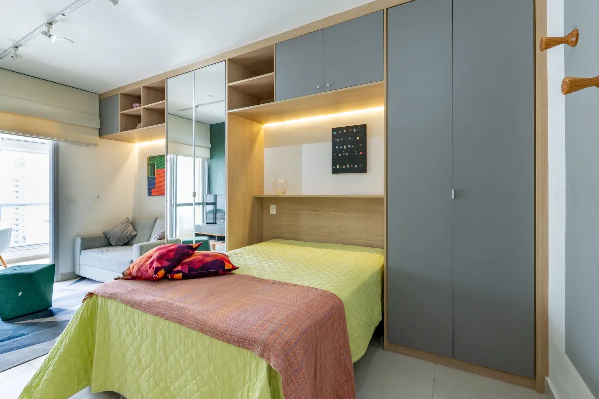 Studio para venda em Indianópolis com 1 quarto, 37m²