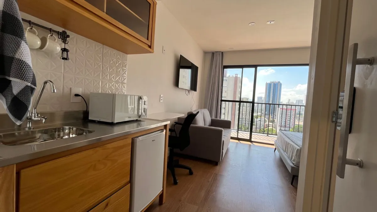 Studio para venda em Água Branca com 1 quarto, sendo 1 suíte, 26m²