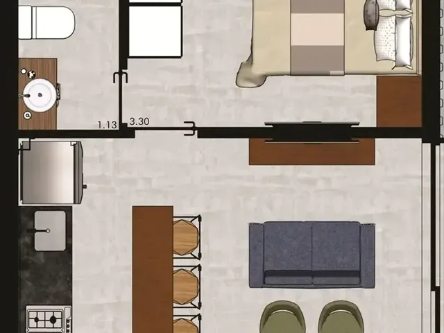 Outro 1 quarto e 1 banheiro, à venda, no bairro Cabral em Curitiba