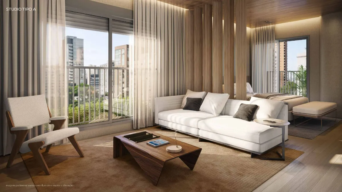 Studio para venda em Cerqueira César com 1 quarto, sendo 1 suíte, 39m²