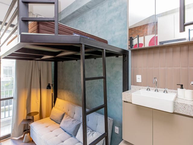 Foto do Outro - Studio para venda e locação em Santo Amaro com 1 quarto, 21m² | Lares e Andares Imóveis