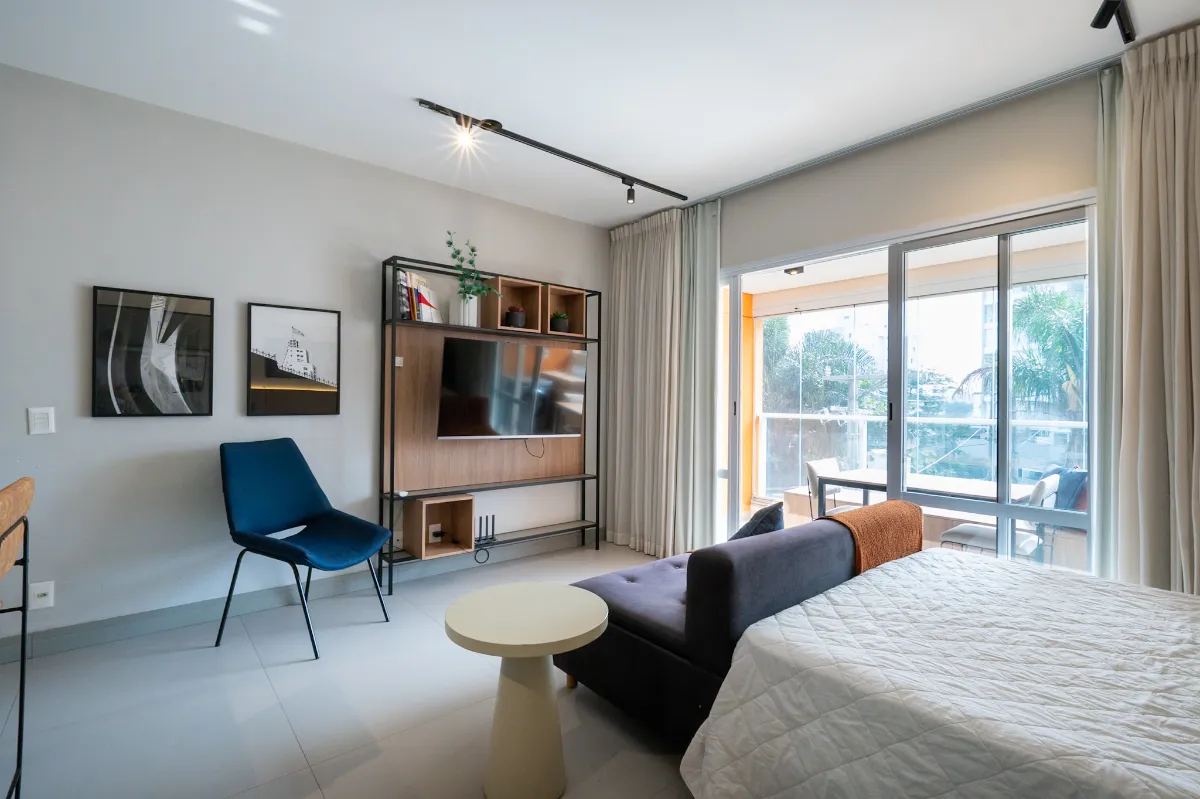 Studio para venda em Campo Belo com 1 quarto, 40m²