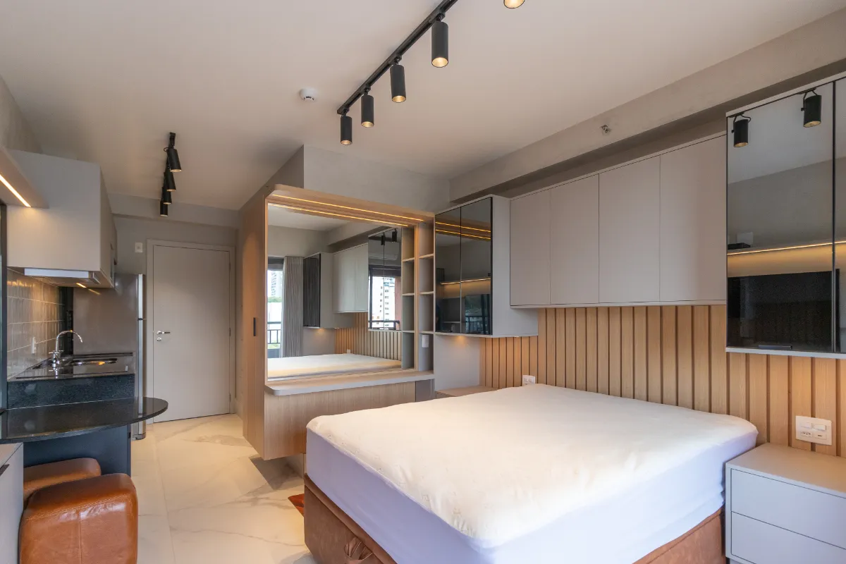 Studio para venda em Chácara Santo Antônio com 1 quarto, sendo 1 suíte, 27m²