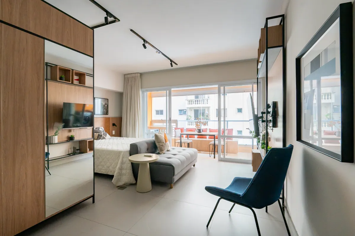 Studio para venda em Campo Belo com 1 quarto, 45m²