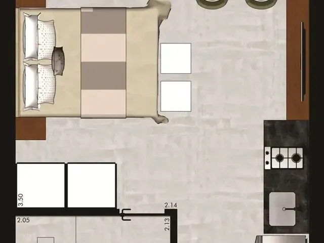 Outro 1 quarto e 1 banheiro, à venda, no bairro Cabral em Curitiba