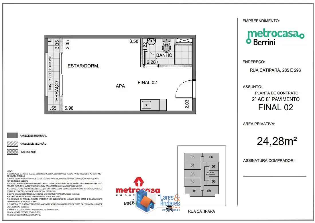Apartamento, 1 quarto, 24 m² - Foto 8