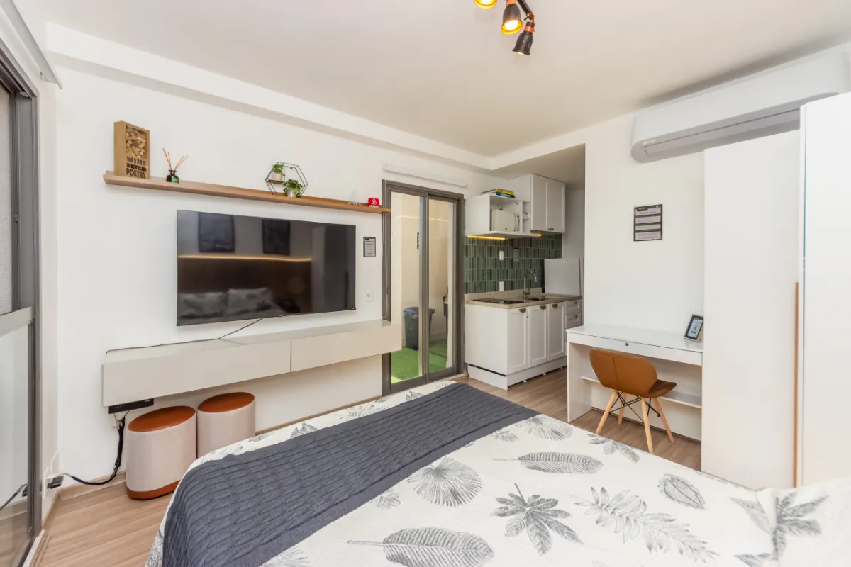 Studio para venda em Brooklin com 1 quarto, 56m²