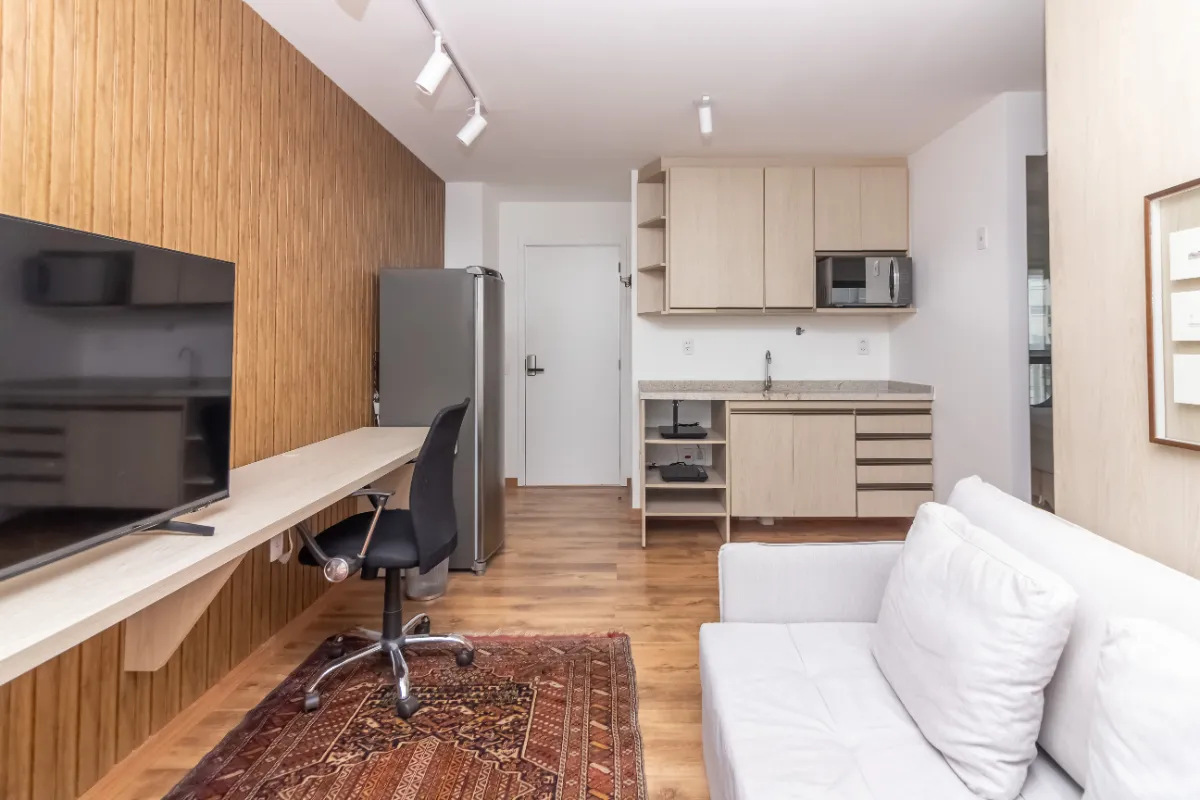 Studio para venda em Indianópolis com 1 quarto, 37m²