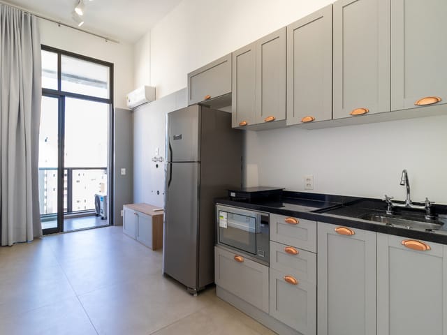 Foto do Apartamento - Apartamento tipo para venda em Moema com 1 quarto, 34m² | Lares e Andares Imóveis