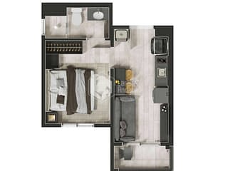 Foto do Outro-Studio para venda em Bela Vista com 1 quarto, 24m²