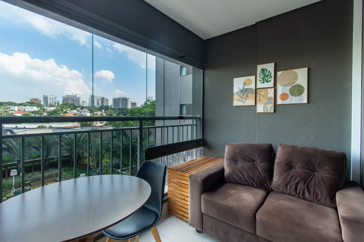 Studio para venda em Indianópolis com 1 quarto, 27m²