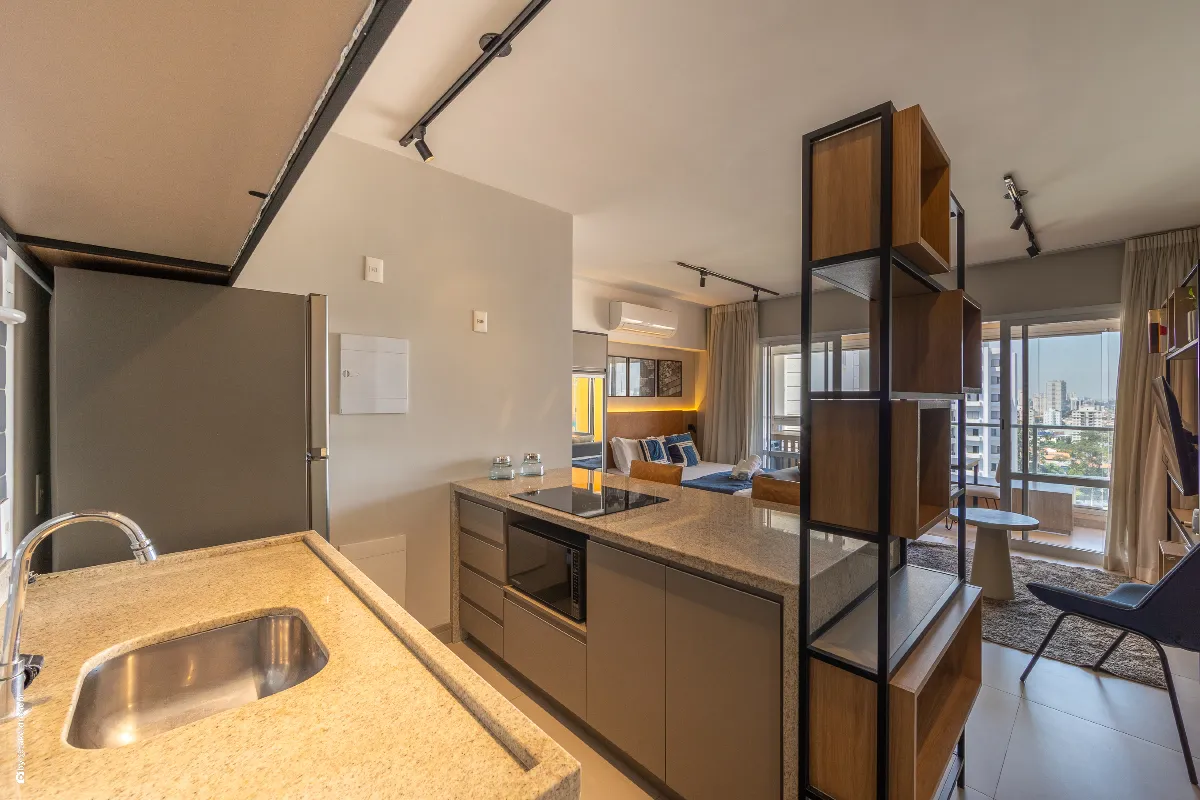 Studio para venda em Campo Belo com 1 quarto, 42m²