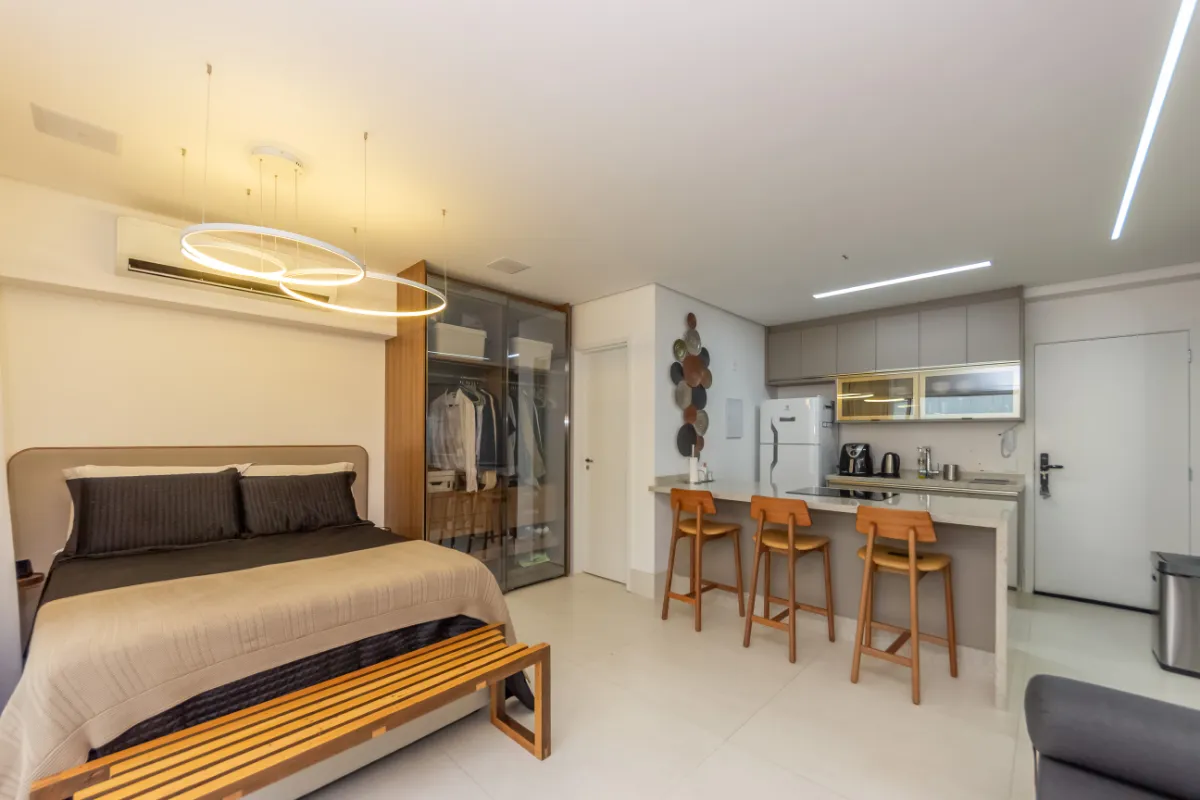 Studio para venda em Campo Belo com 1 quarto, 42m²