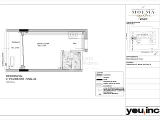 Outro com 23m² 1 quarto e 1 banheiro, à venda, no bairro Moema em São Paulo