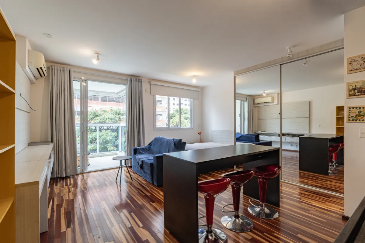 Studio para venda em Paraíso com 1 quarto, 42m²