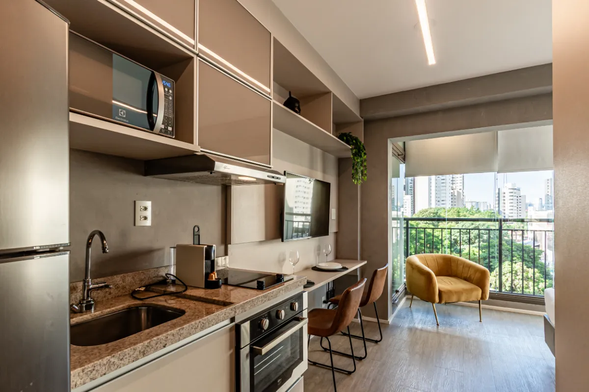 Studio para venda em Indianópolis com 1 quarto, 25m²
