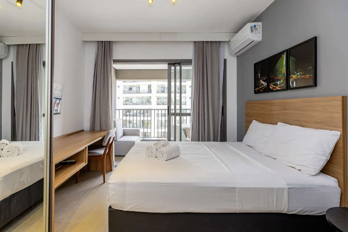 Studio para venda em Indianópolis com 1 quarto, 26m²