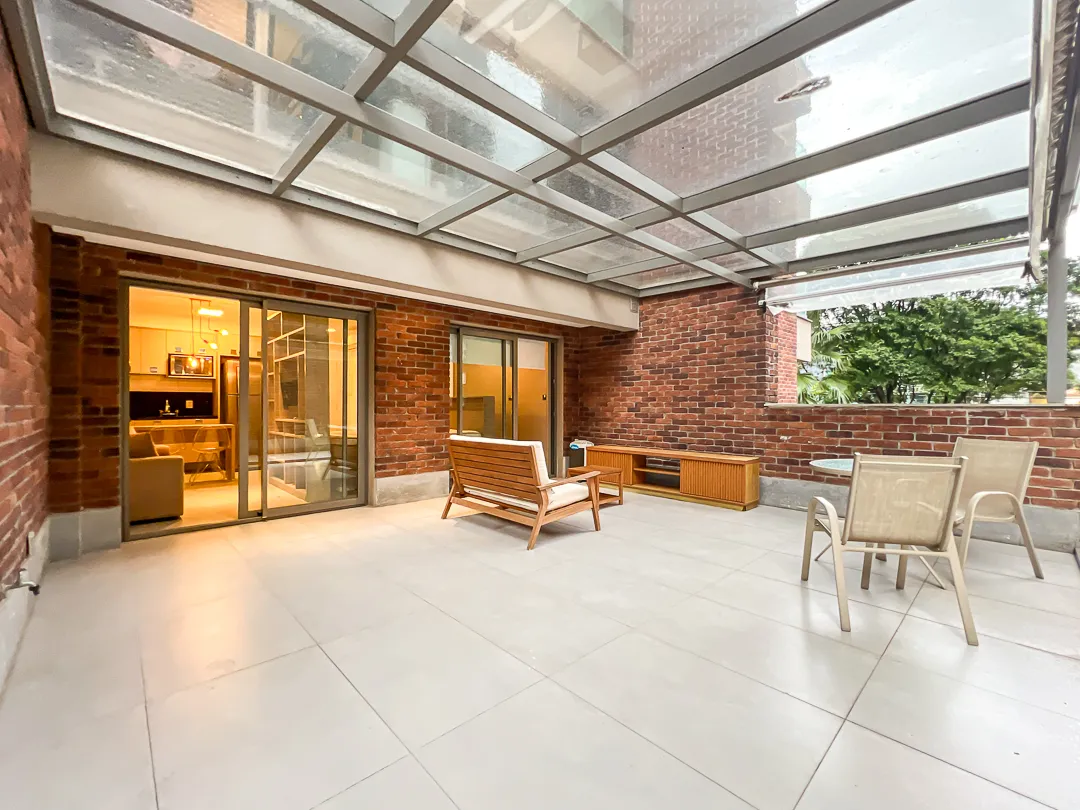 Apartamento garden para venda em Jardim Paulista com 1 quarto, sendo 1 suíte, 72m²