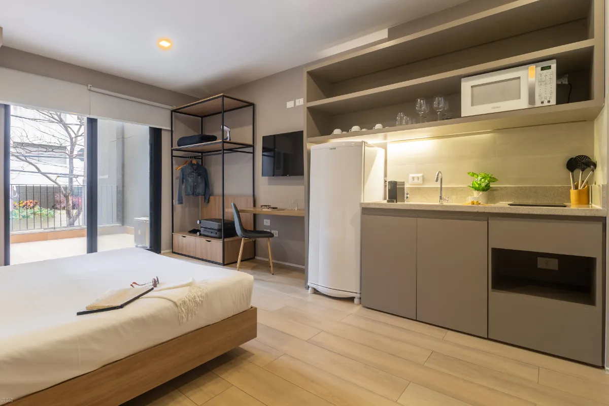 Studio para venda em Jardins com 1 quarto, 32m²