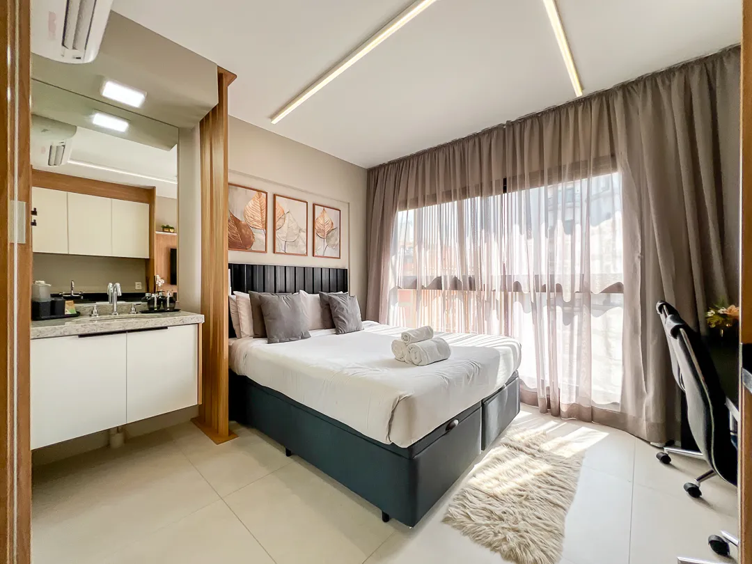 Studio para venda em Moema com 1 quarto, sendo 1 suíte, 20m²