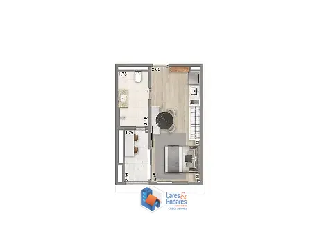 Apartamento, 1 quarto, 33 m² - Foto 17