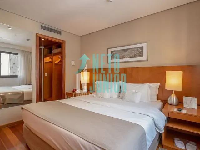 Flat com 60m² 1 quarto e 2 banheiros, à venda, no bairro Jardins em São Paulo