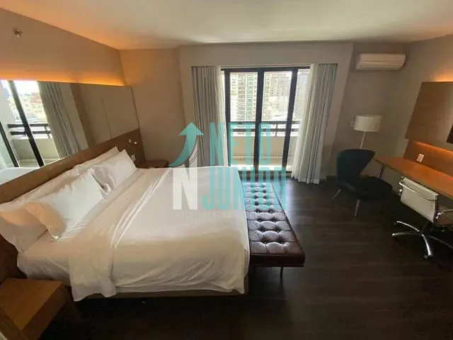 Flat com 33m² 1 quarto e 1 banheiro, para alugar, no bairro Itaim Bibi em São Paulo