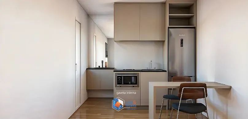 Apartamento, 1 quarto, 32 m² - Foto 3
