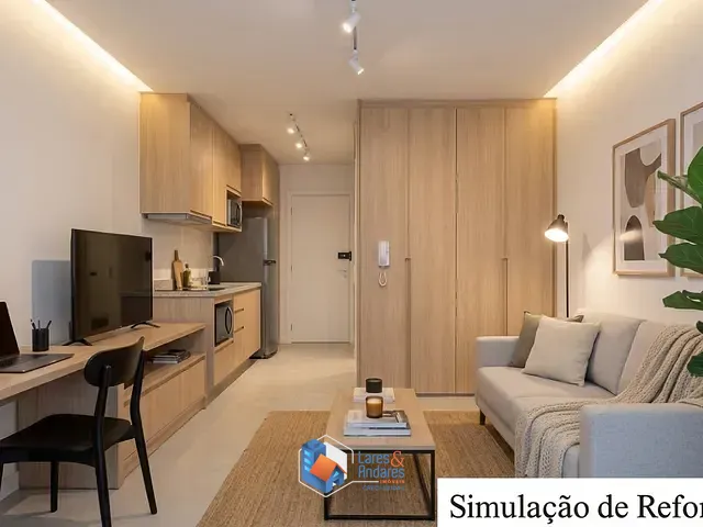Outro com 28m² 1 quarto e 1 banheiro, à venda, no bairro Santo Amaro em São Paulo