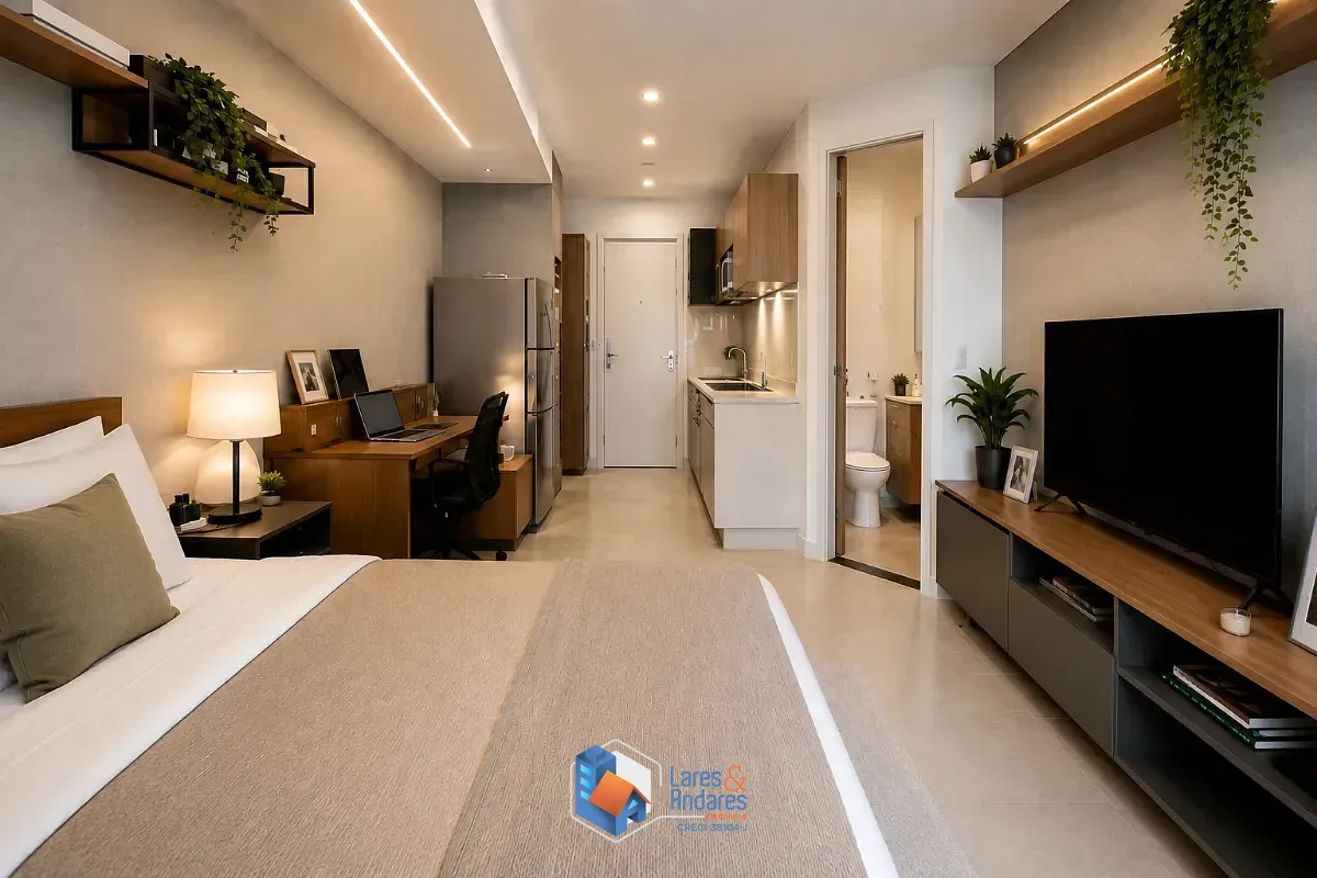 Apartamento, 1 quarto, 27 m² - Foto 3