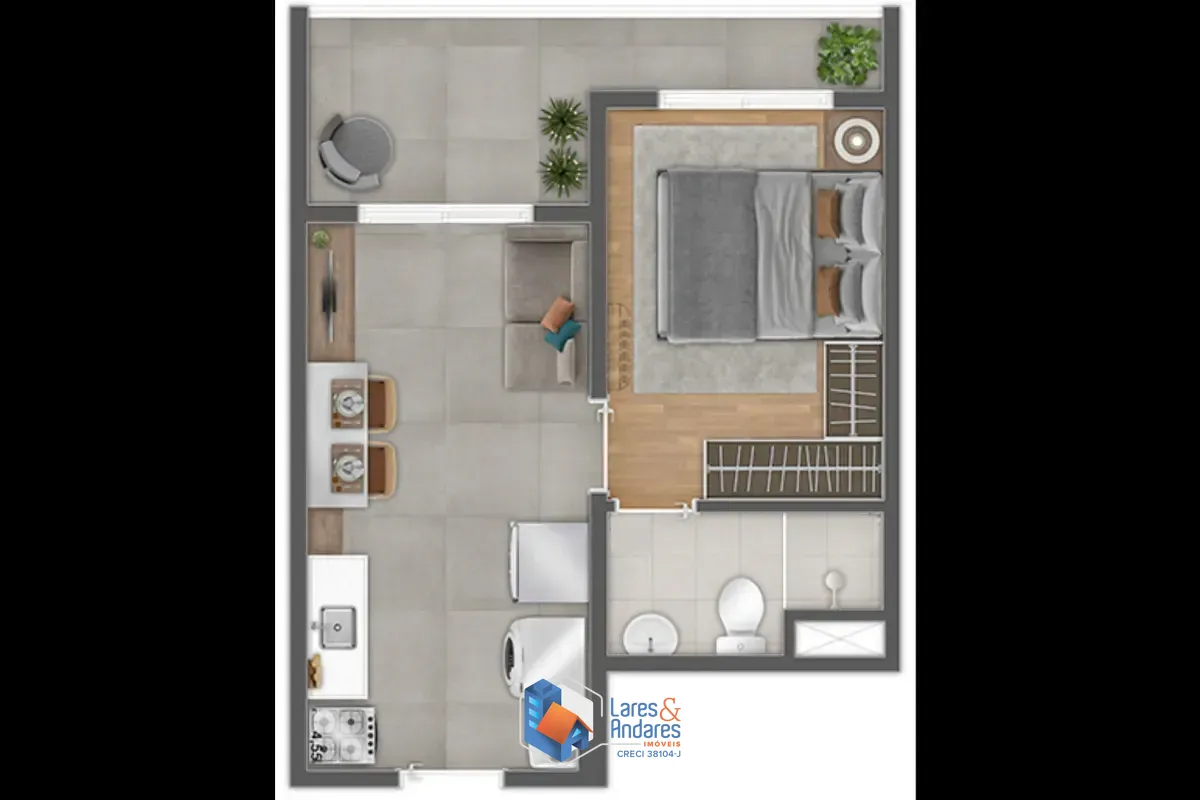 Apartamento, 1 quarto, 29 m² - Foto 17