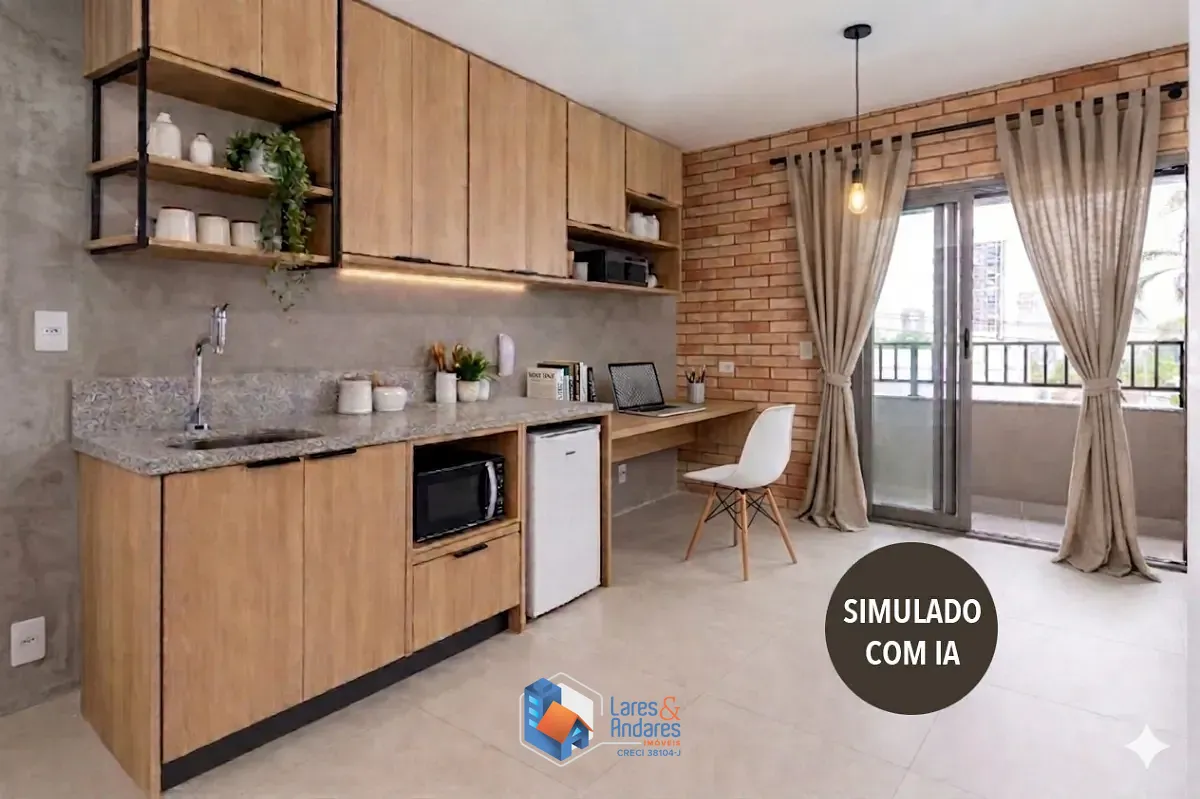 Apartamento, 1 quarto, 22 m² - Foto 2
