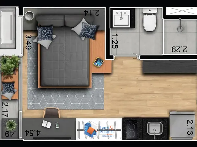 Outro com 19m² 1 quarto e 1 banheiro, à venda, no bairro Jardim Paulista em São Paulo