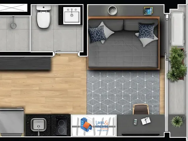 Outro com 19m² 1 quarto e 1 banheiro, à venda, no bairro Jardim Paulista em São Paulo