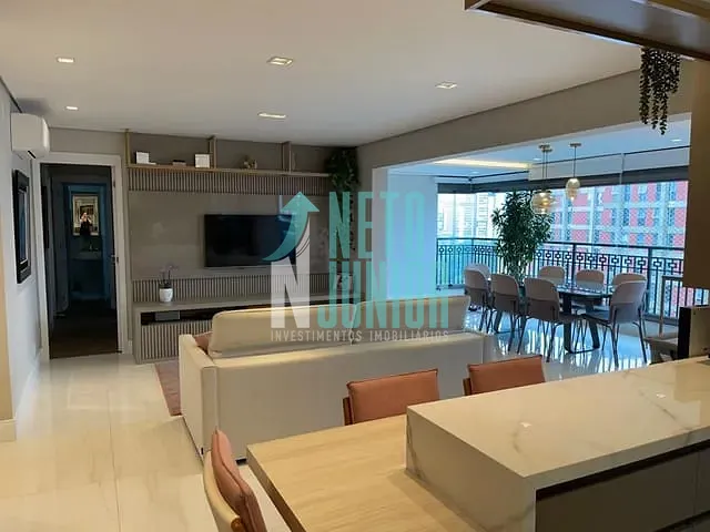 Apartamento com 137m² 3 quartos e 3 banheiros, à venda, no bairro Chácara Santo Antônio em São Paulo