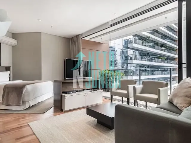 Apartamento com 102m² 1 quarto e 2 banheiros, à venda, no bairro Vila Olímpia em São Paulo