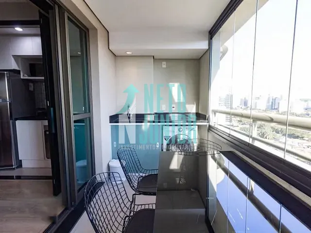 Apartamento com 42m² 1 quarto e 2 banheiros, à venda, no bairro Brooklin Paulista em São Paulo