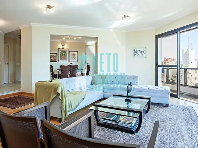 Apartamento com 520m² 4 quartos e 6 banheiros, à venda ou para alugar, no bairro Moema em São Paulo