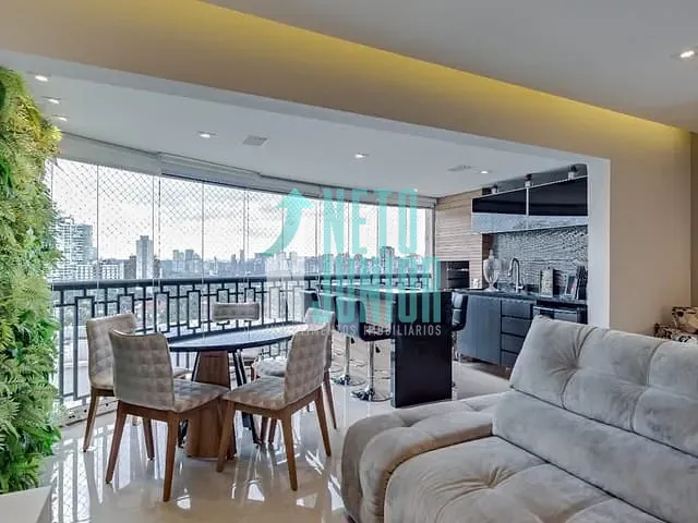 Apartamento com 118m² 3 quartos e 5 banheiros, à venda, no bairro Campo Belo em São Paulo