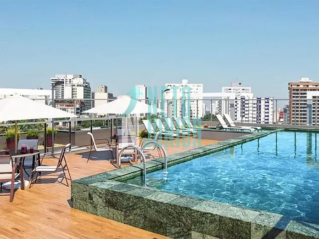 Apartamento com 25m² 1 quarto e 1 banheiro, à venda, no bairro Brooklin Paulista em São Paulo
