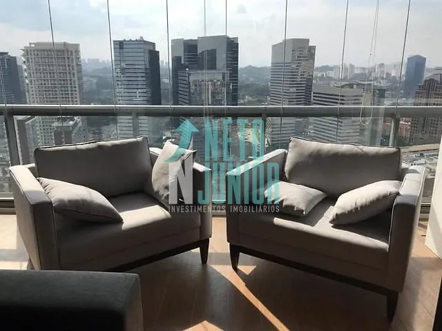 Apartamento com 76m² 2 quartos e 3 banheiros, para alugar, no bairro Santo Amaro em São Paulo