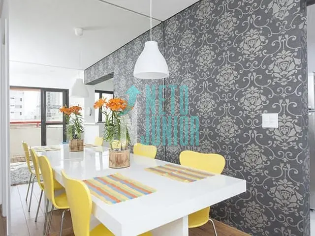 Apartamento com 55m² 1 quarto e 1 banheiro, à venda, no bairro Brooklin Paulista em São Paulo