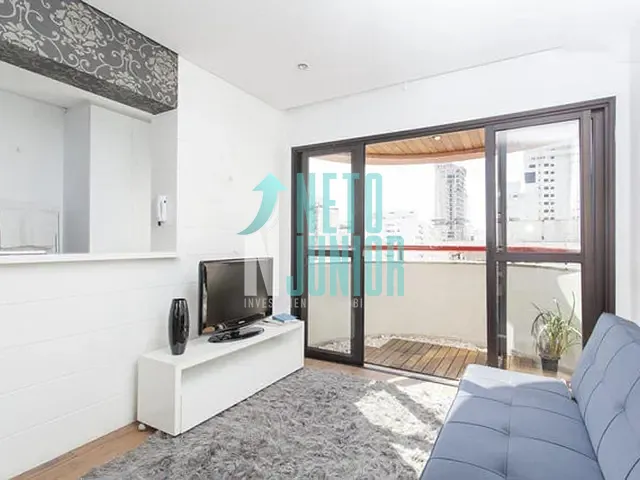 Apartamento com 55m² 1 quarto e 1 banheiro, à venda, no bairro Brooklin Paulista em São Paulo