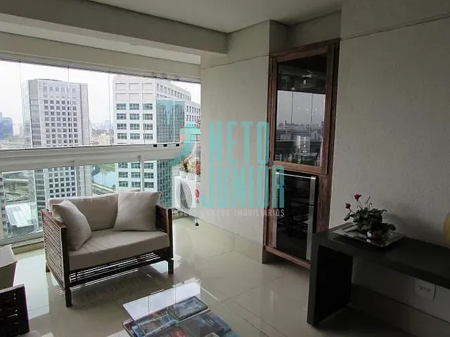 Apartamento com 100m² 1 quarto e 3 banheiros, para alugar, no bairro Cidade Monções em São Paulo