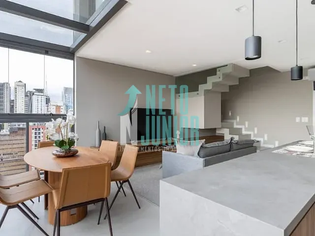 Apartamento Duplex com 85m² 1 quarto e 2 banheiros, à venda ou para alugar, no bairro Jardim Paulista em São Paulo
