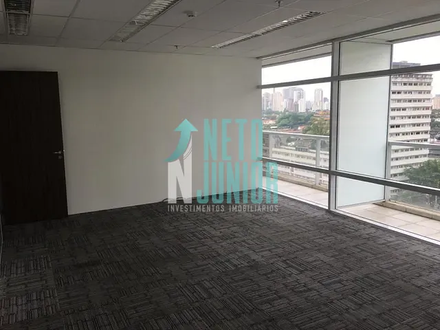 Conjunto comercial com 85m², para alugar, no bairro Brooklin Novo em São Paulo