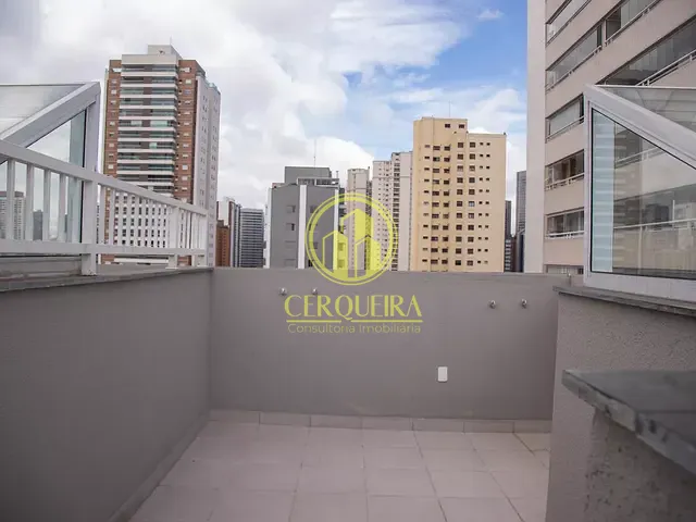 Cobertura / Penthouse com 48m² 1 quarto e 1 banheiro, à venda, no bairro Brooklin Paulista em São Paulo