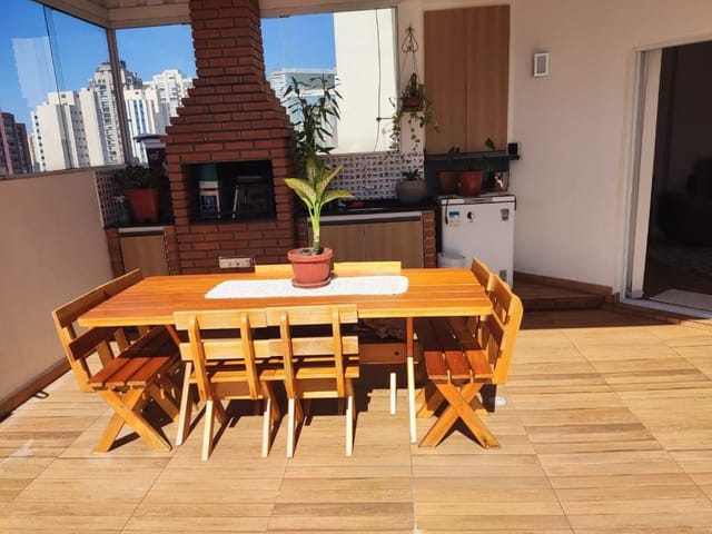 Cobertura / Penthouse com 131m² 3 quartos e 2 banheiros, à venda, no bairro Vila Gomes Cardim em São Paulo