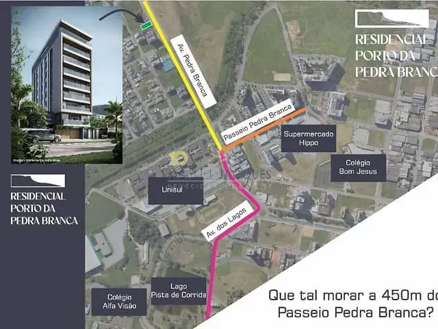 Cobertura / Penthouse 4 quartos e 4 banheiros, à venda, no bairro Pedra Branca em Palhoça